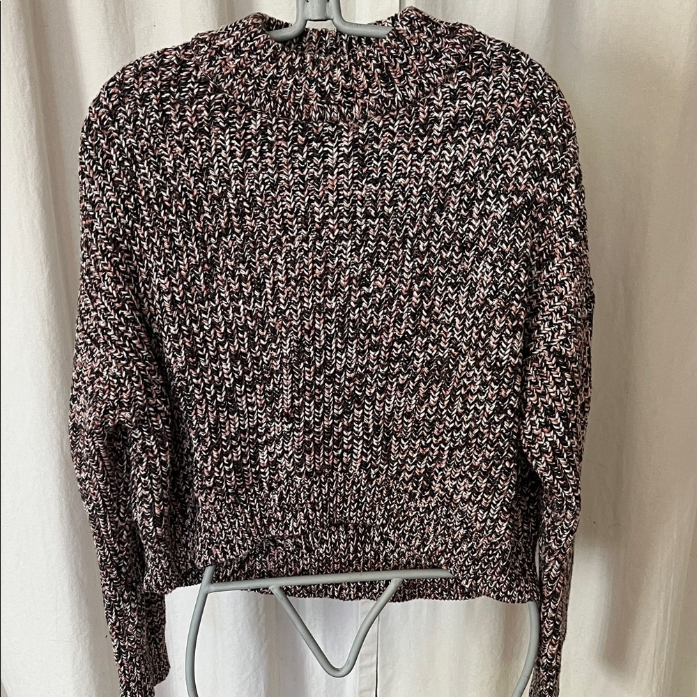 All Saints Multicolor Knit  chunky knit cropped women’s Sweater S